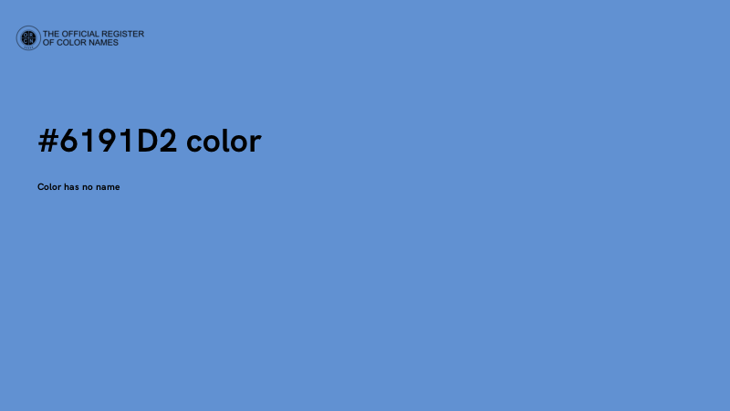 #6191D2 color image