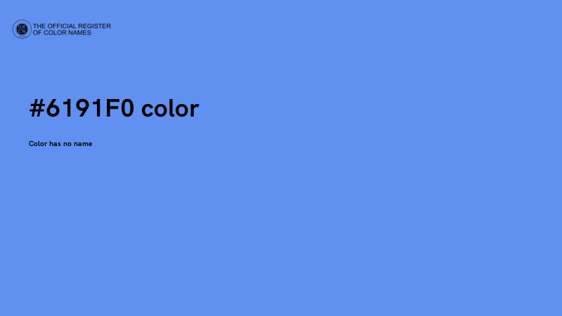 #6191F0 color image