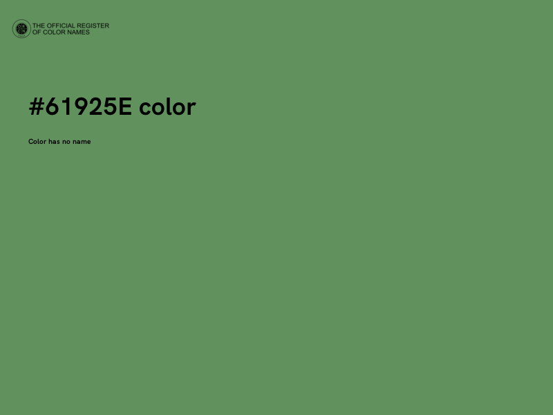 #61925E color image