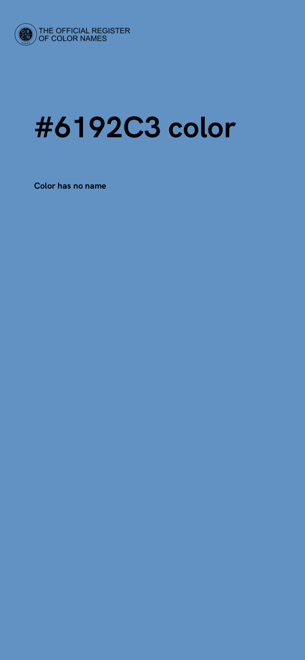#6192C3 color image
