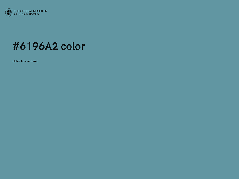 #6196A2 color image