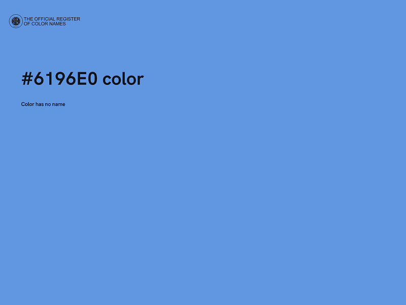 #6196E0 color image