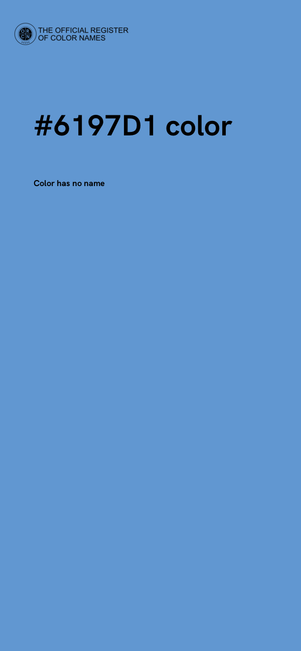 #6197D1 color image