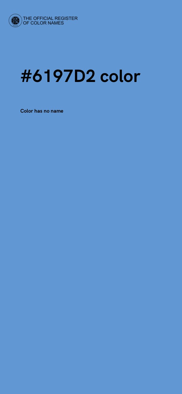 #6197D2 color image
