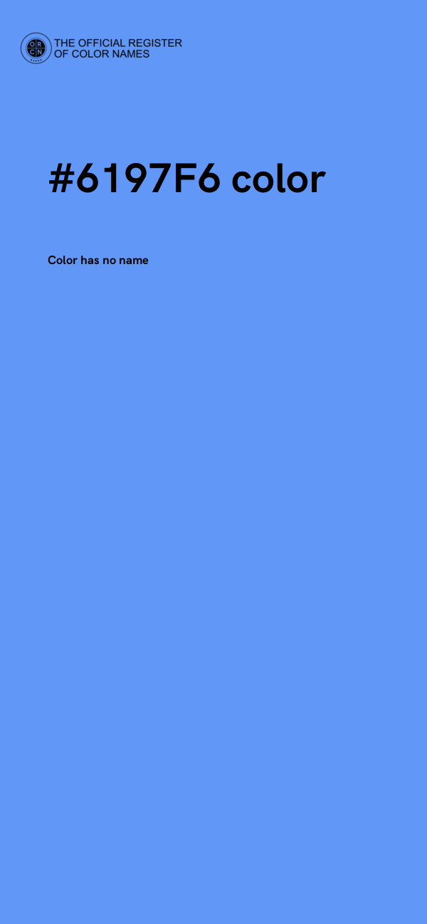 #6197F6 color image