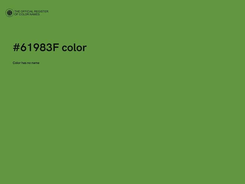 #61983F color image