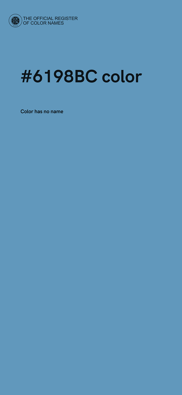 #6198BC color image