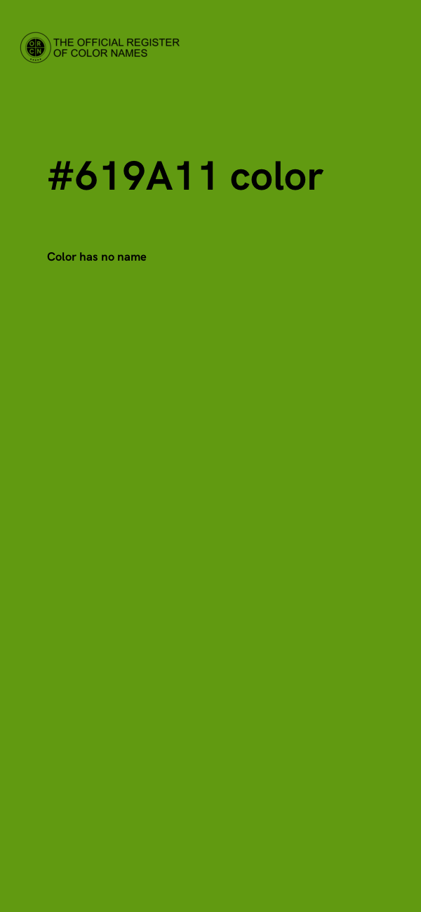 #619A11 color image