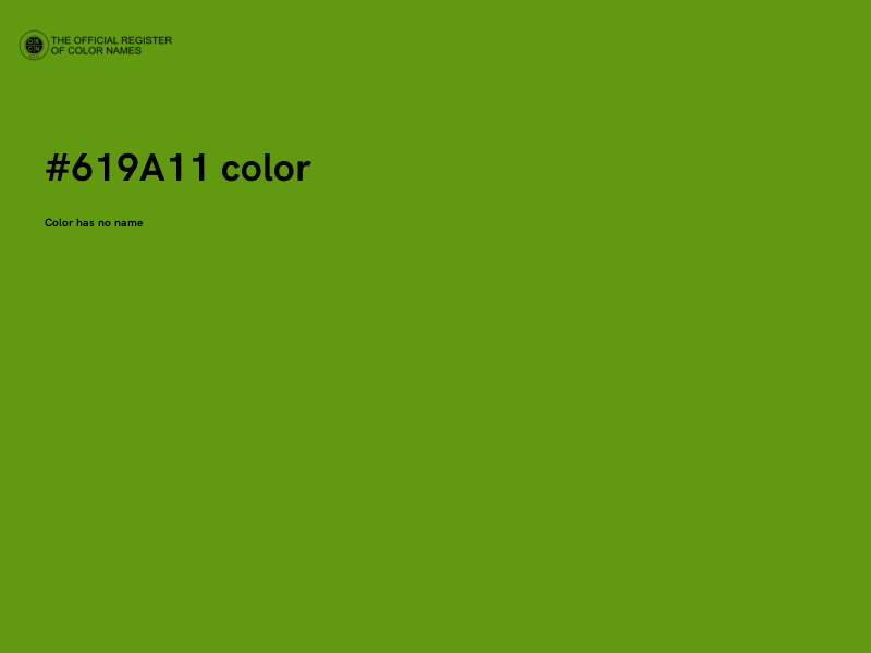#619A11 color image