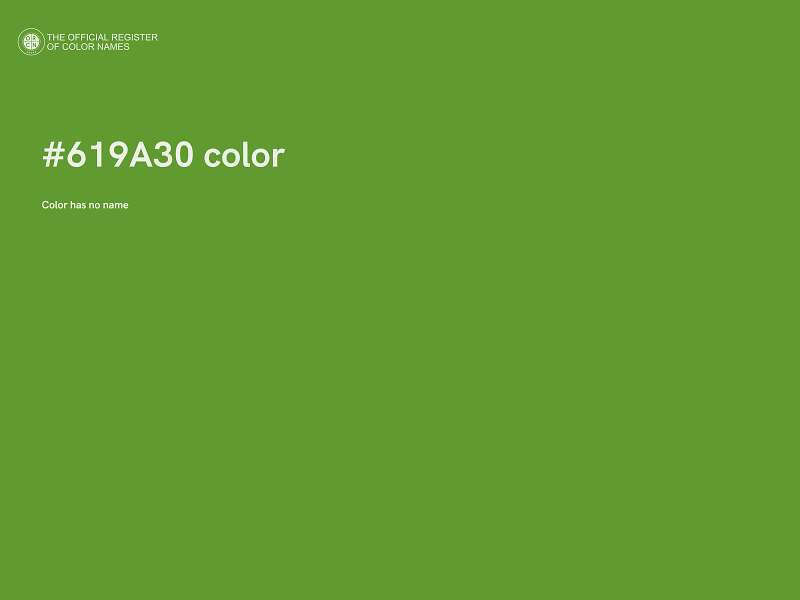 #619A30 color image