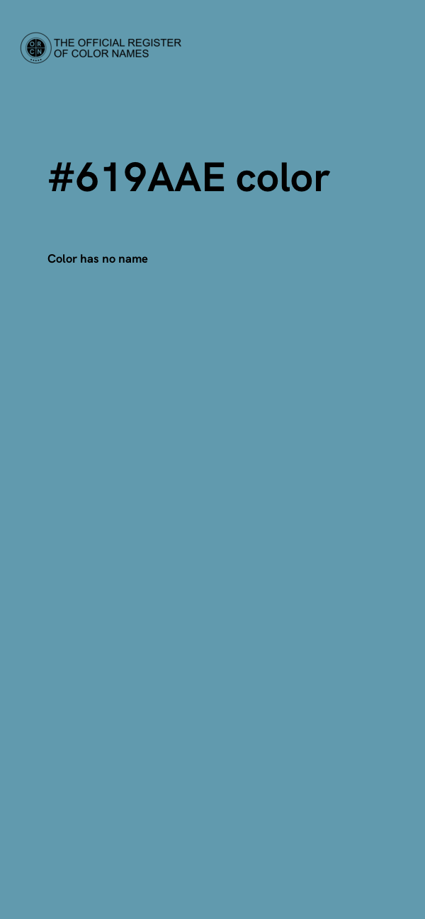 #619AAE color image
