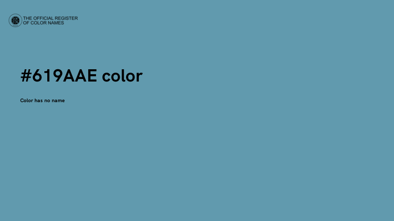 #619AAE color image