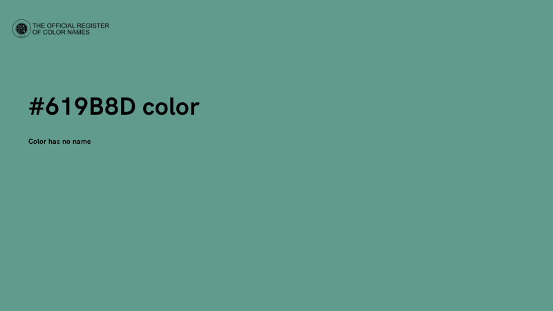 #619B8D color image