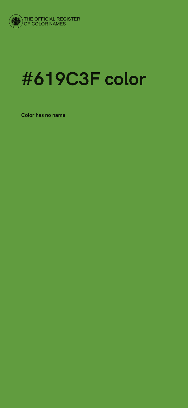 #619C3F color image