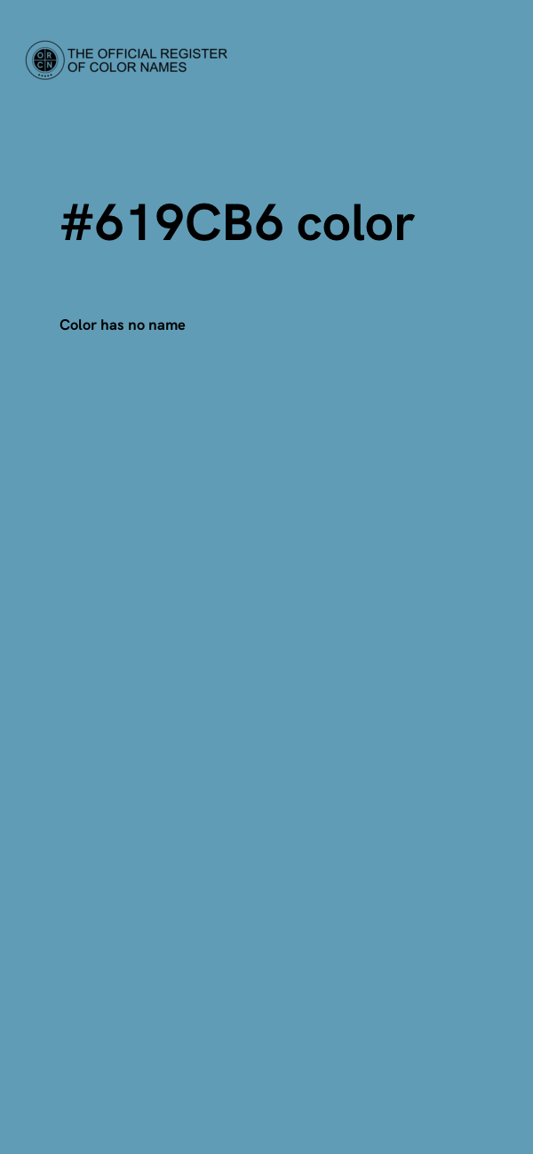 #619CB6 color image