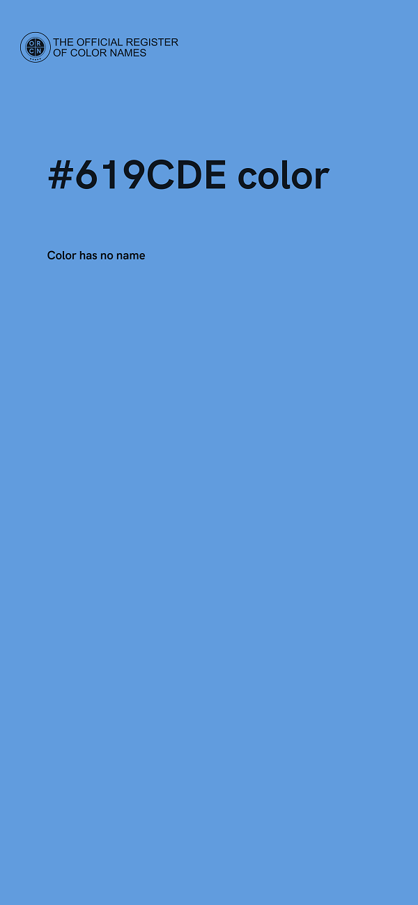 #619CDE color image