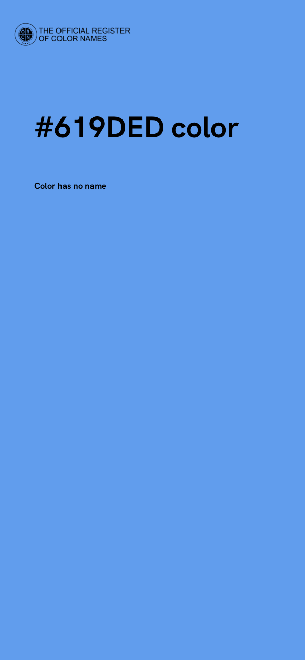 #619DED color image