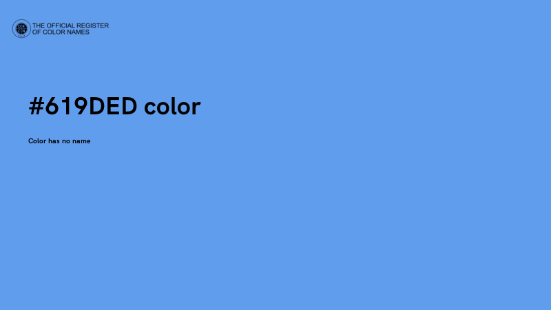 #619DED color image