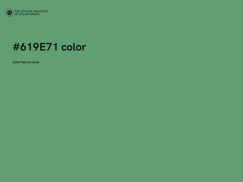 #619E71 color image