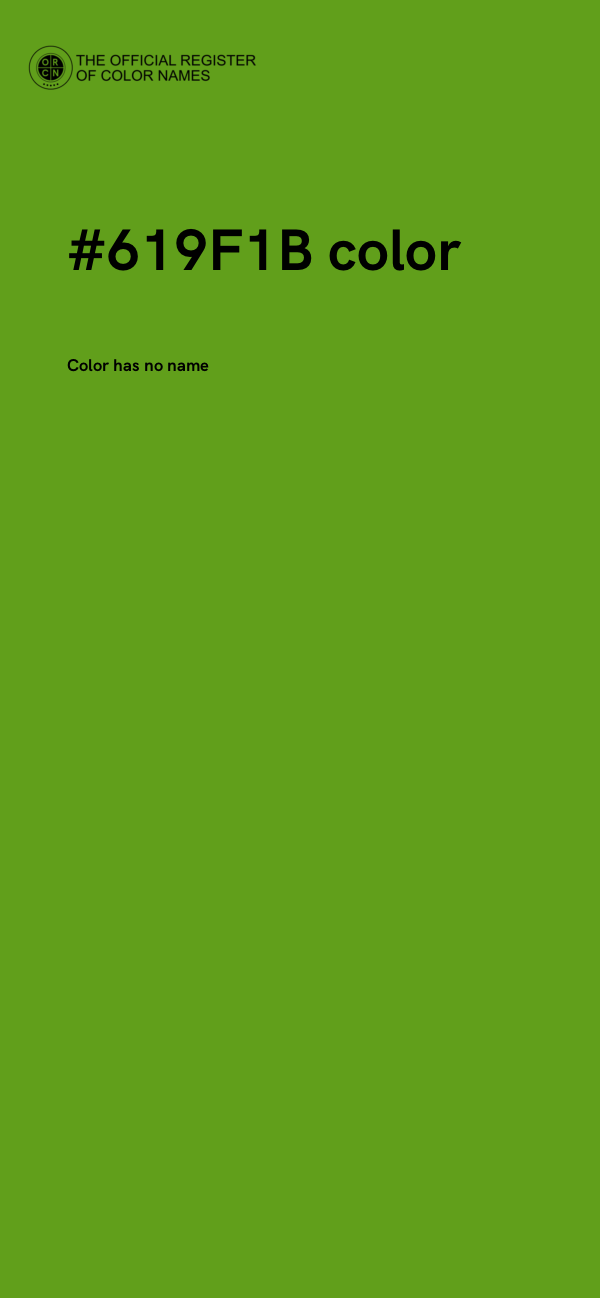 #619F1B color image