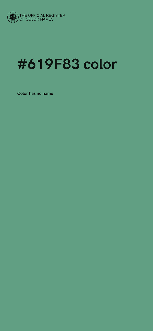 #619F83 color image