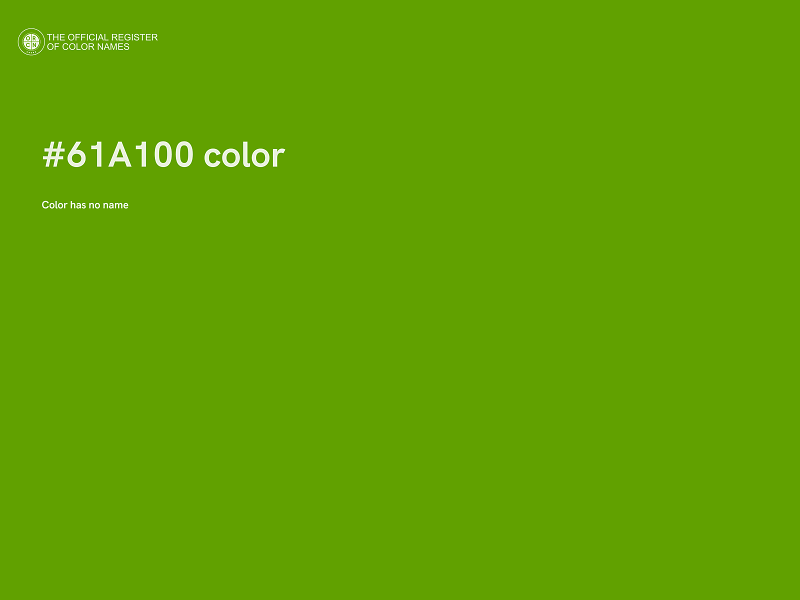 #61A100 color image