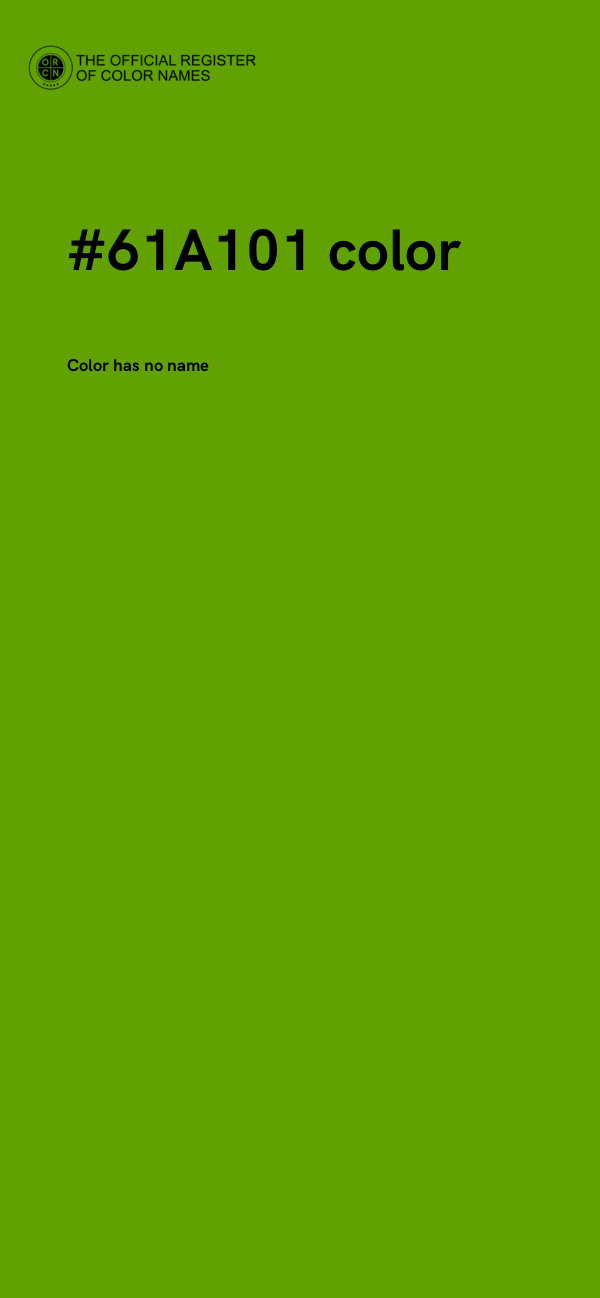 #61A101 color image