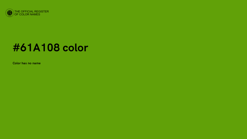 #61A108 color image