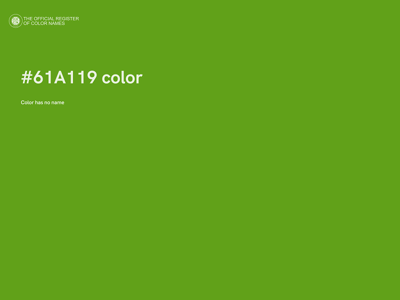 #61A119 color image