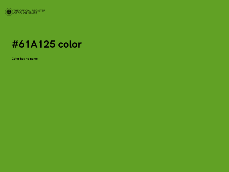 #61A125 color image