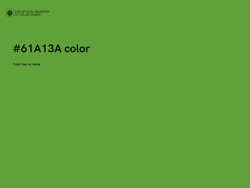 #61A13A color image