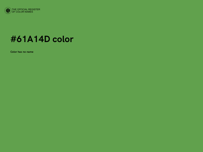 #61A14D color image