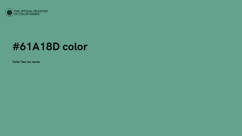 #61A18D color image