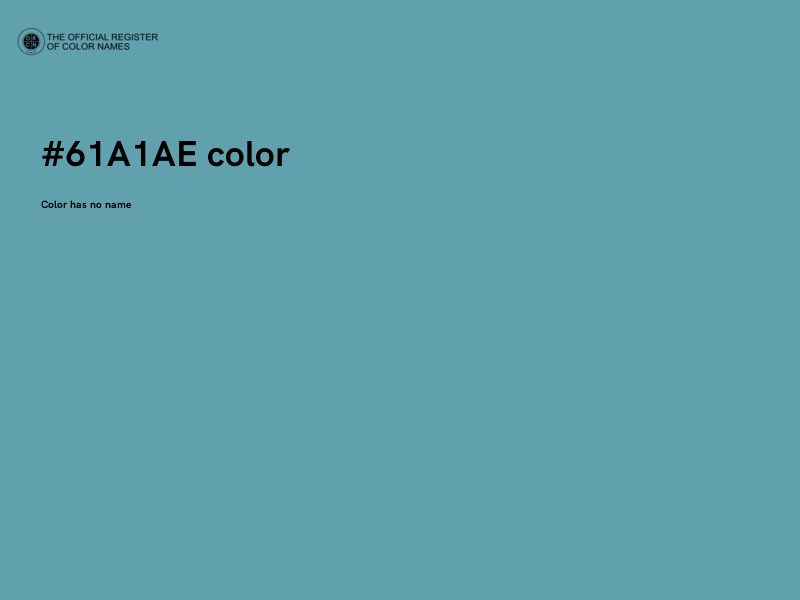 #61A1AE color image