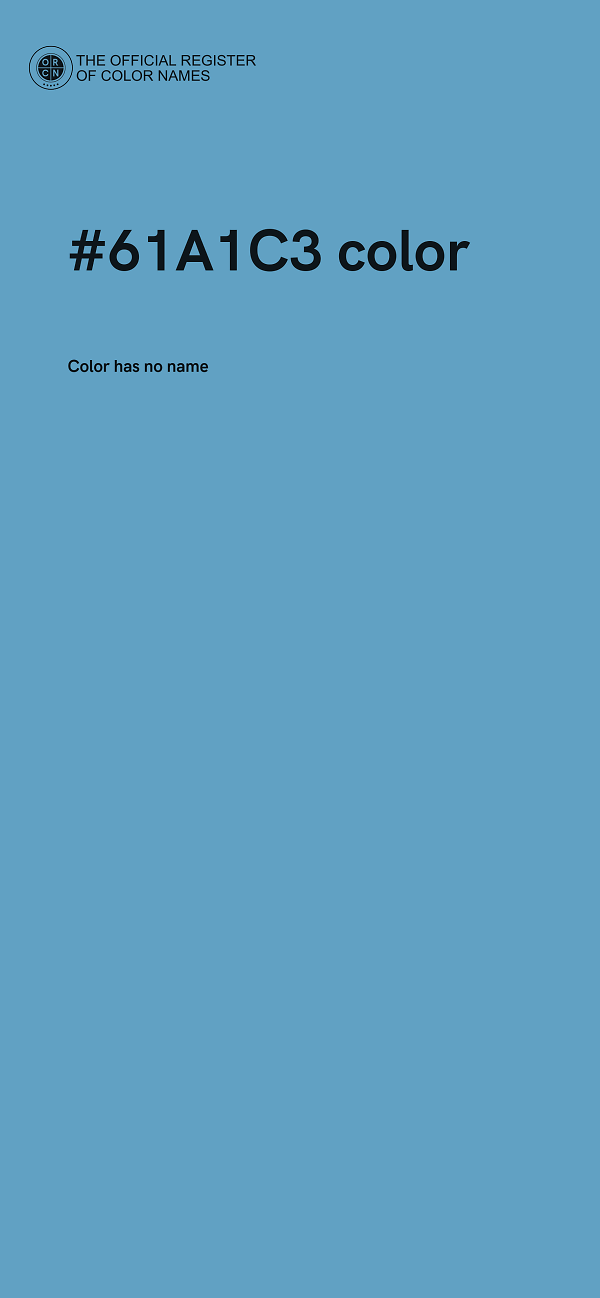 #61A1C3 color image