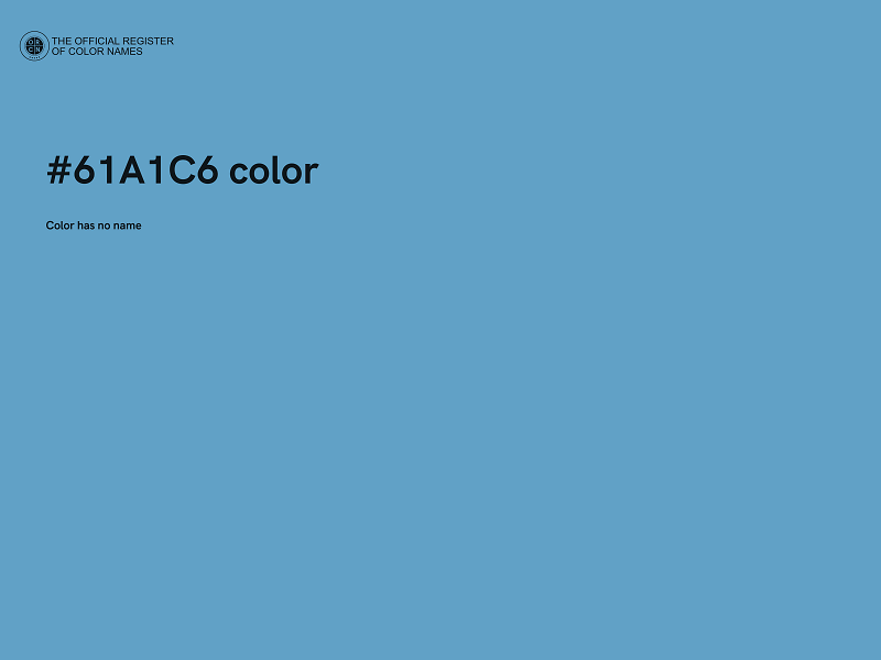 #61A1C6 color image