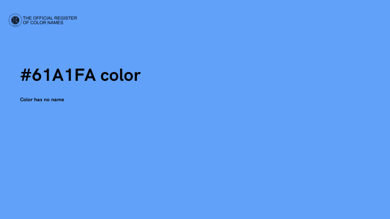 #61A1FA color image