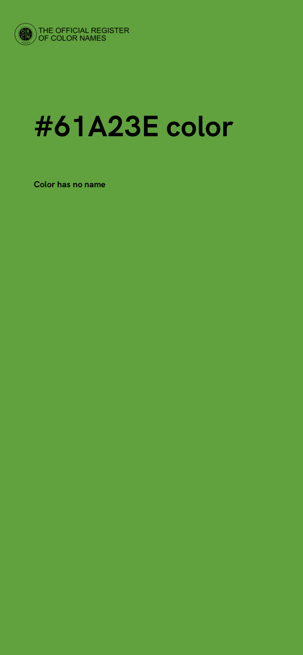 #61A23E color image