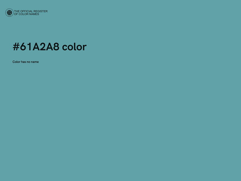 #61A2A8 color image