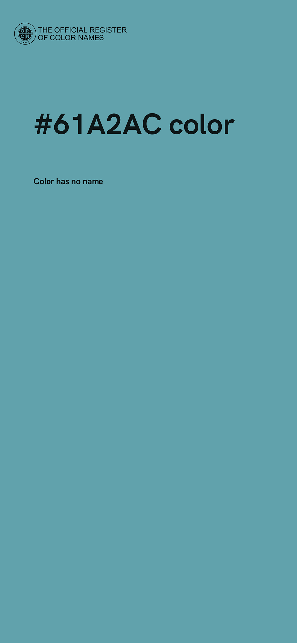 #61A2AC color image