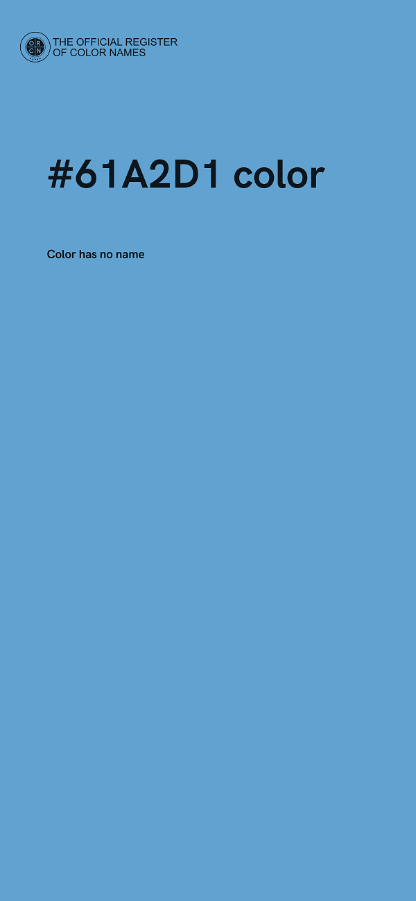 #61A2D1 color image