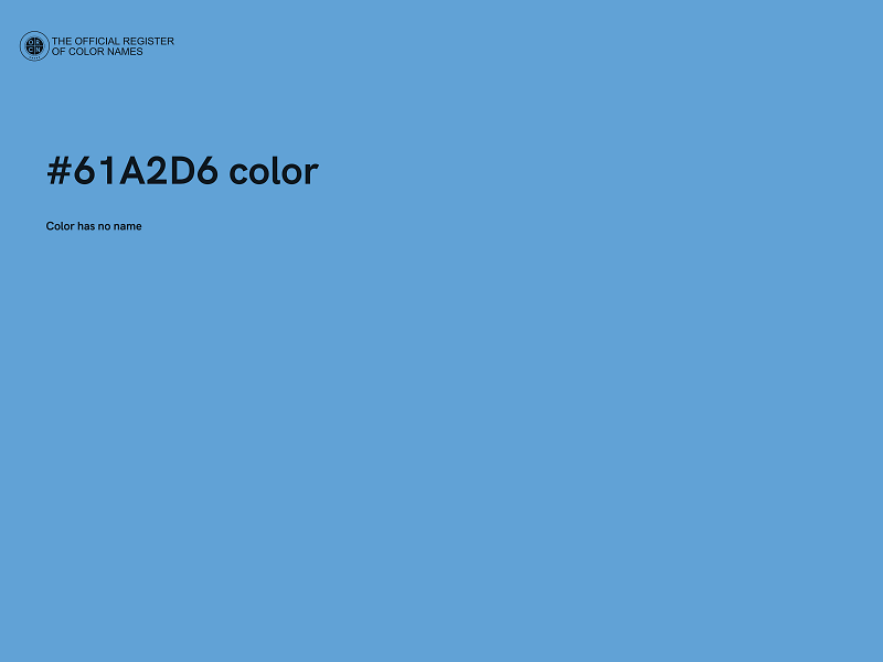 #61A2D6 color image