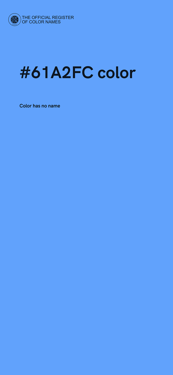 #61A2FC color image