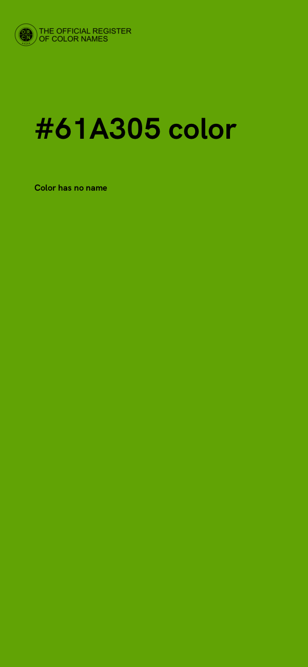 #61A305 color image