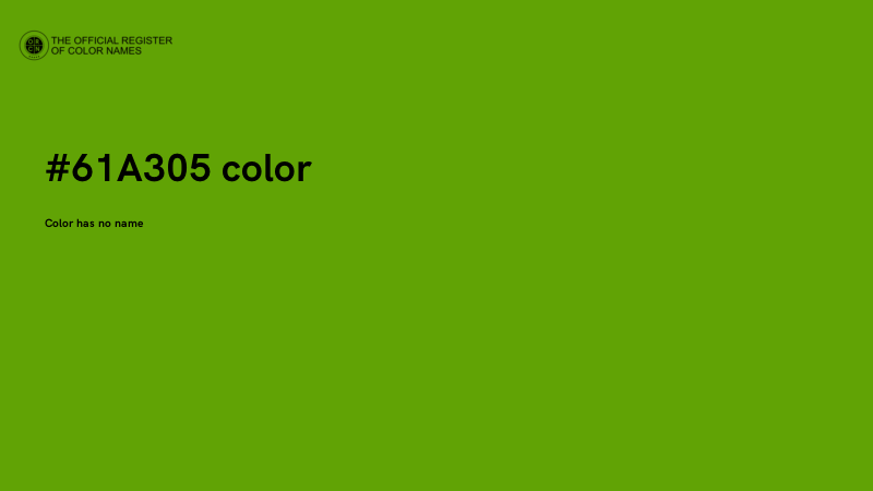#61A305 color image
