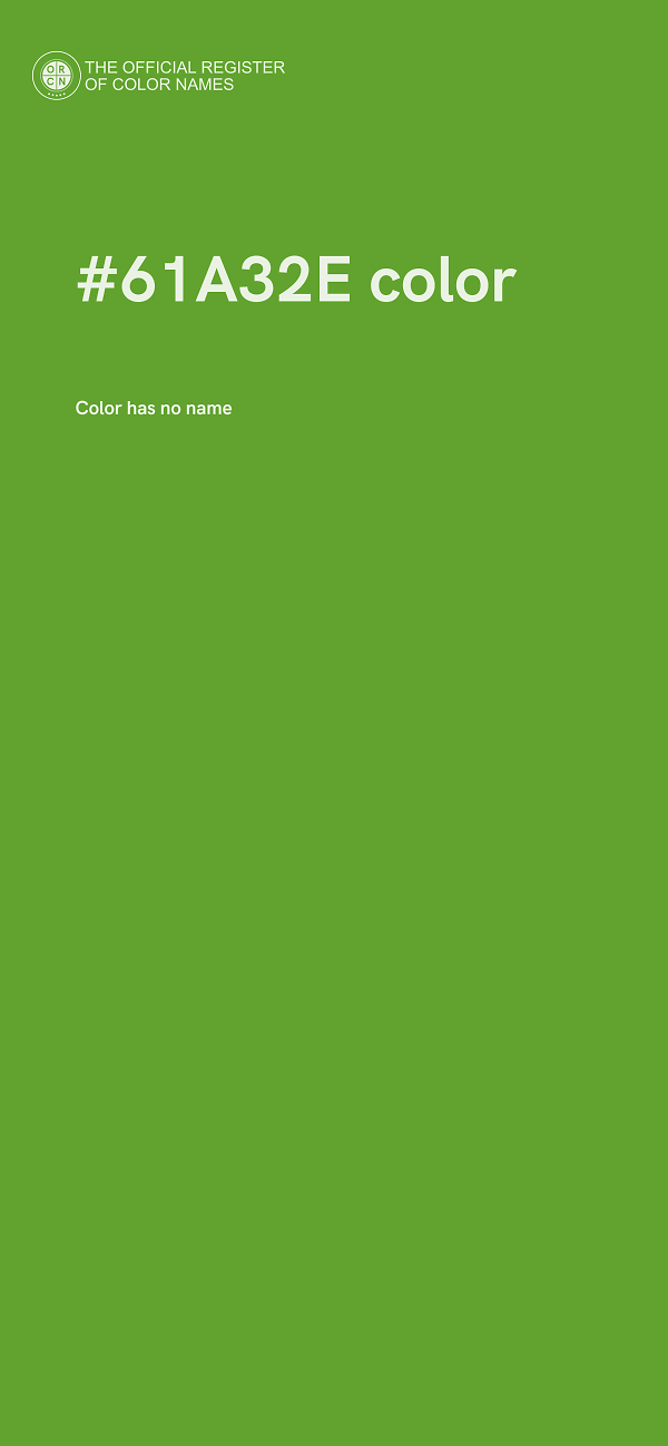 #61A32E color image
