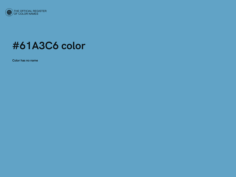 #61A3C6 color image