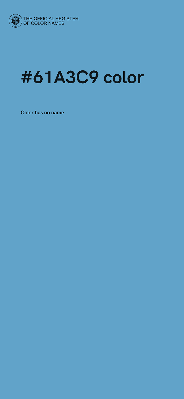 #61A3C9 color image