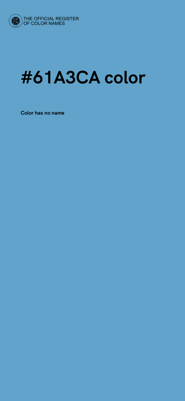 #61A3CA color image