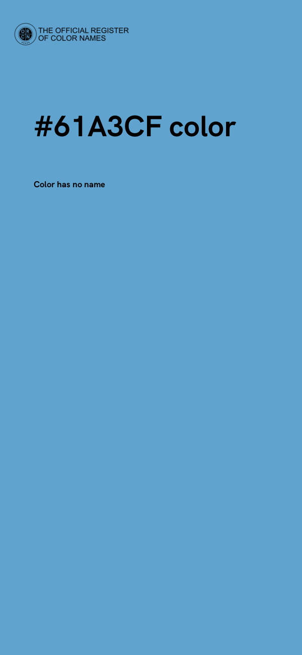 #61A3CF color image